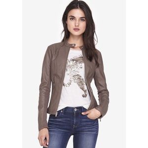 🔥 Express (Minus the Leather) Peplum Moto Jacket